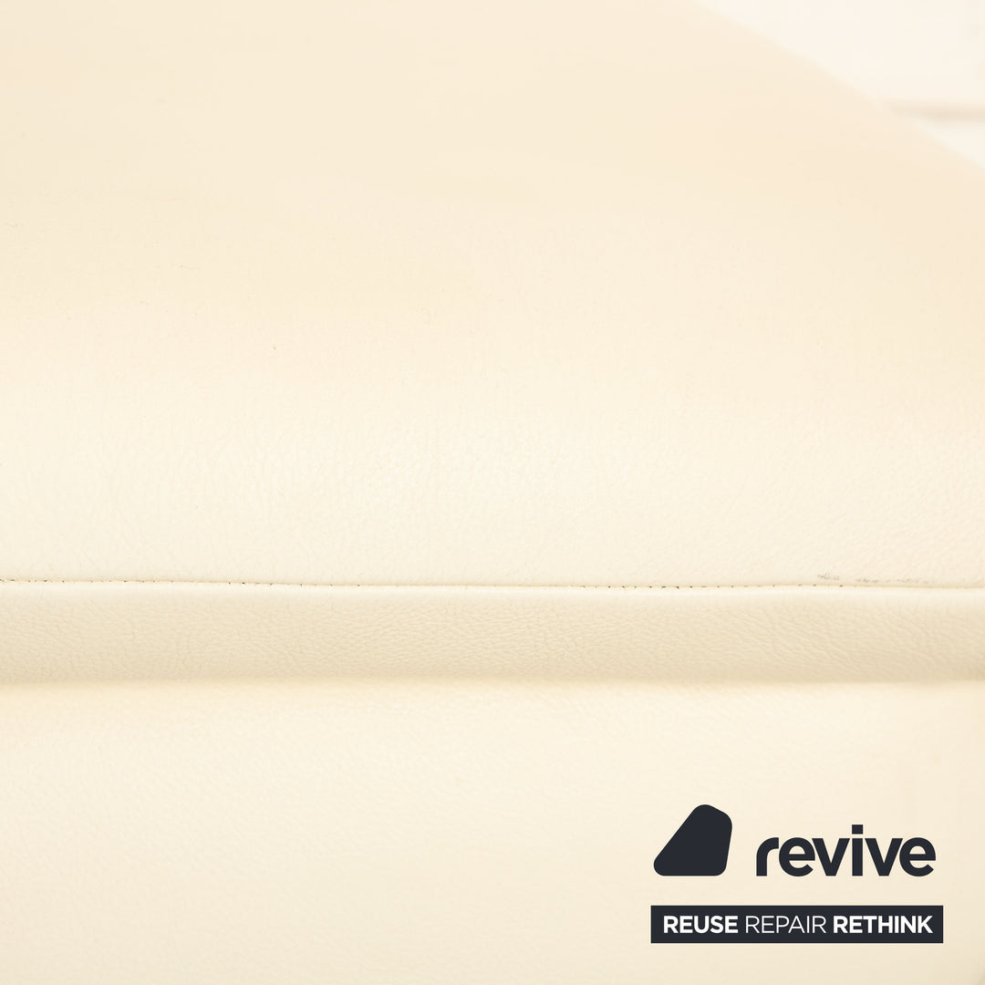 Koinor Rossini tabouret en cuir crème
