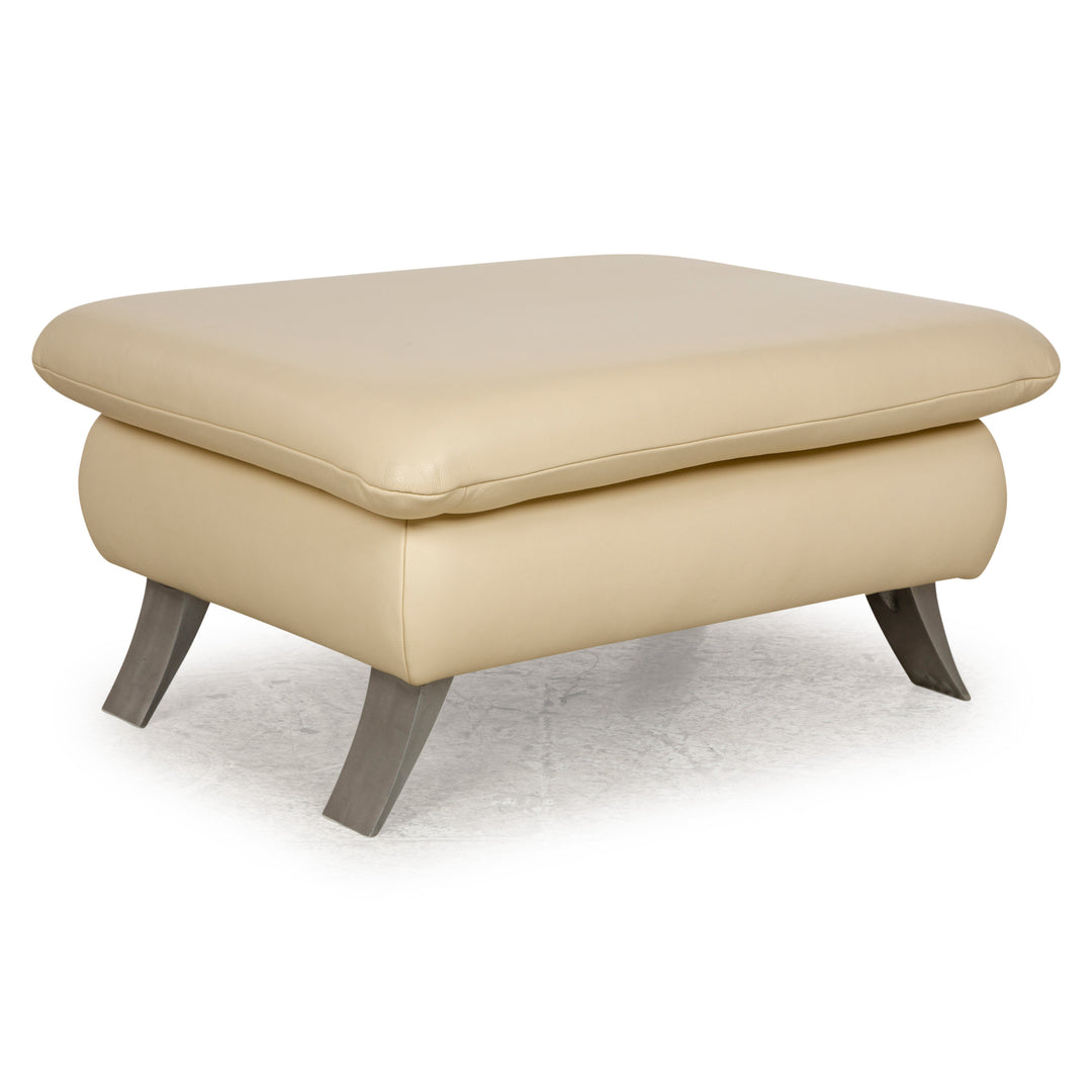 Koinor Rossini Leder Hocker Creme