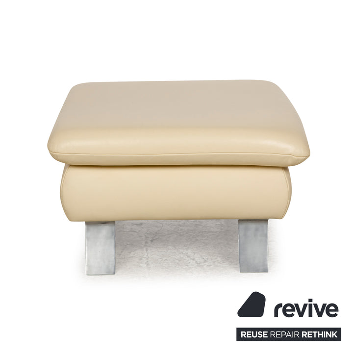 Koinor Rossini Leder Hocker Creme