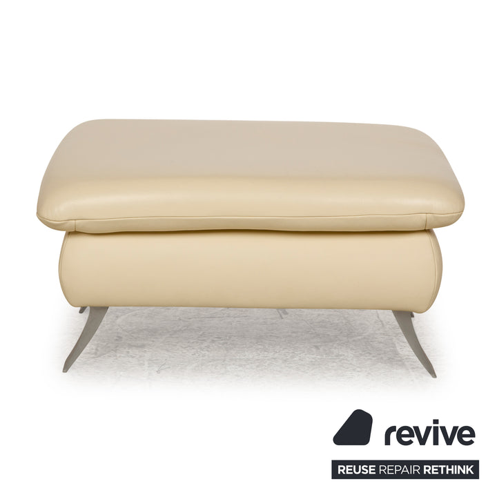Koinor Rossini Leder Hocker Creme