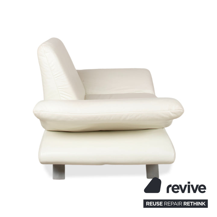 Koinor Rossini Leder Sessel Creme Weiß manuelle Funktion