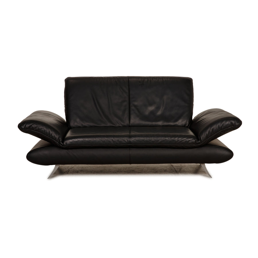 Koinor Rossini Leder Zweisitzer Schwarz Sofa Couch Funktion
