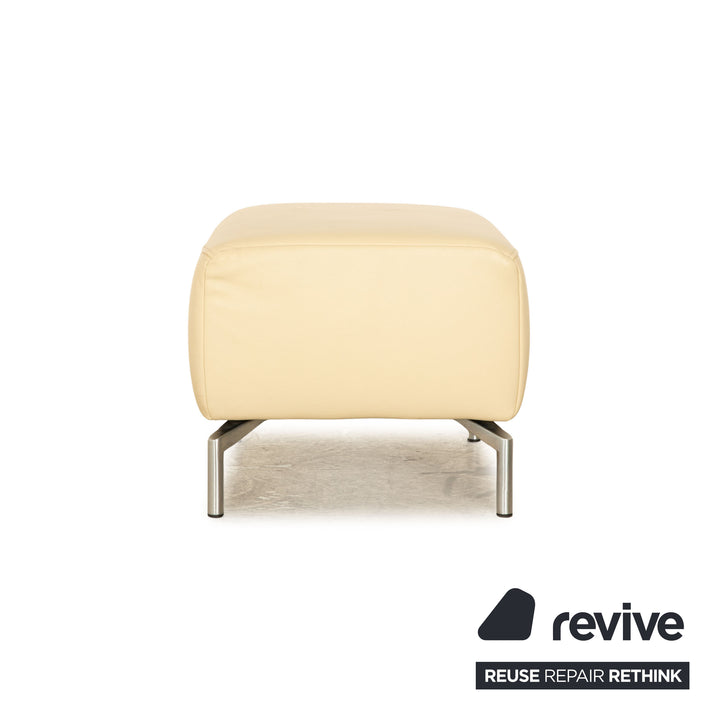 Koinor Vanda Leder Hocker Beige
