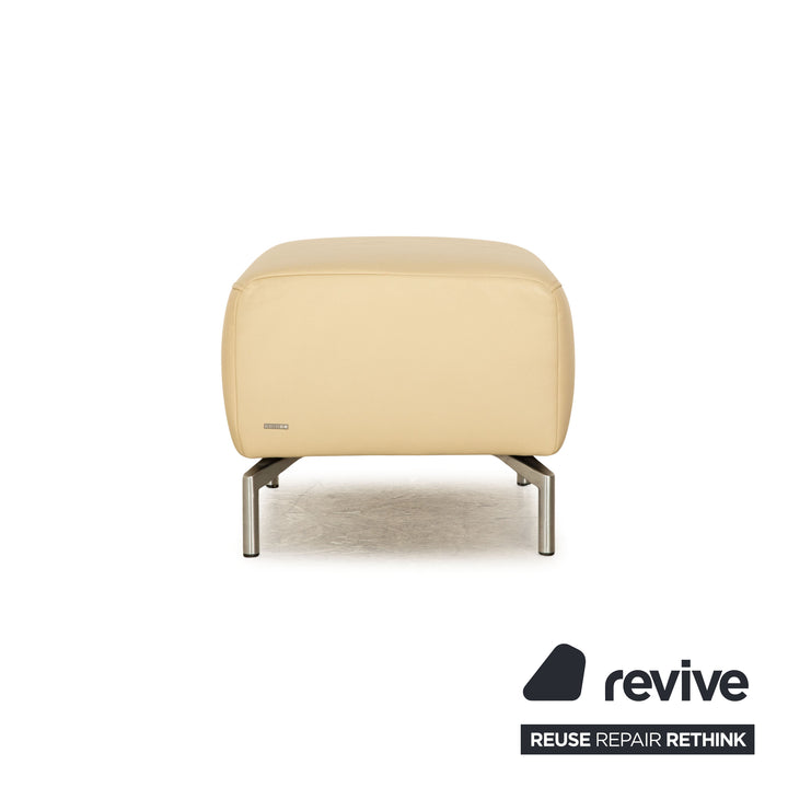 Koinor Vanda Leder Hocker Beige