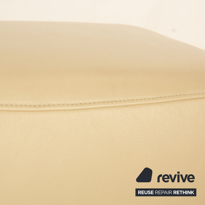Koinor Vanda Leder Hocker Beige