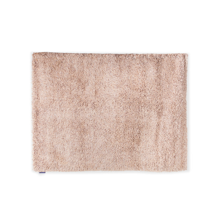 Kymo Woll Teppich Beige Creme Hellbraun Schurwolle 178 x 207 cm