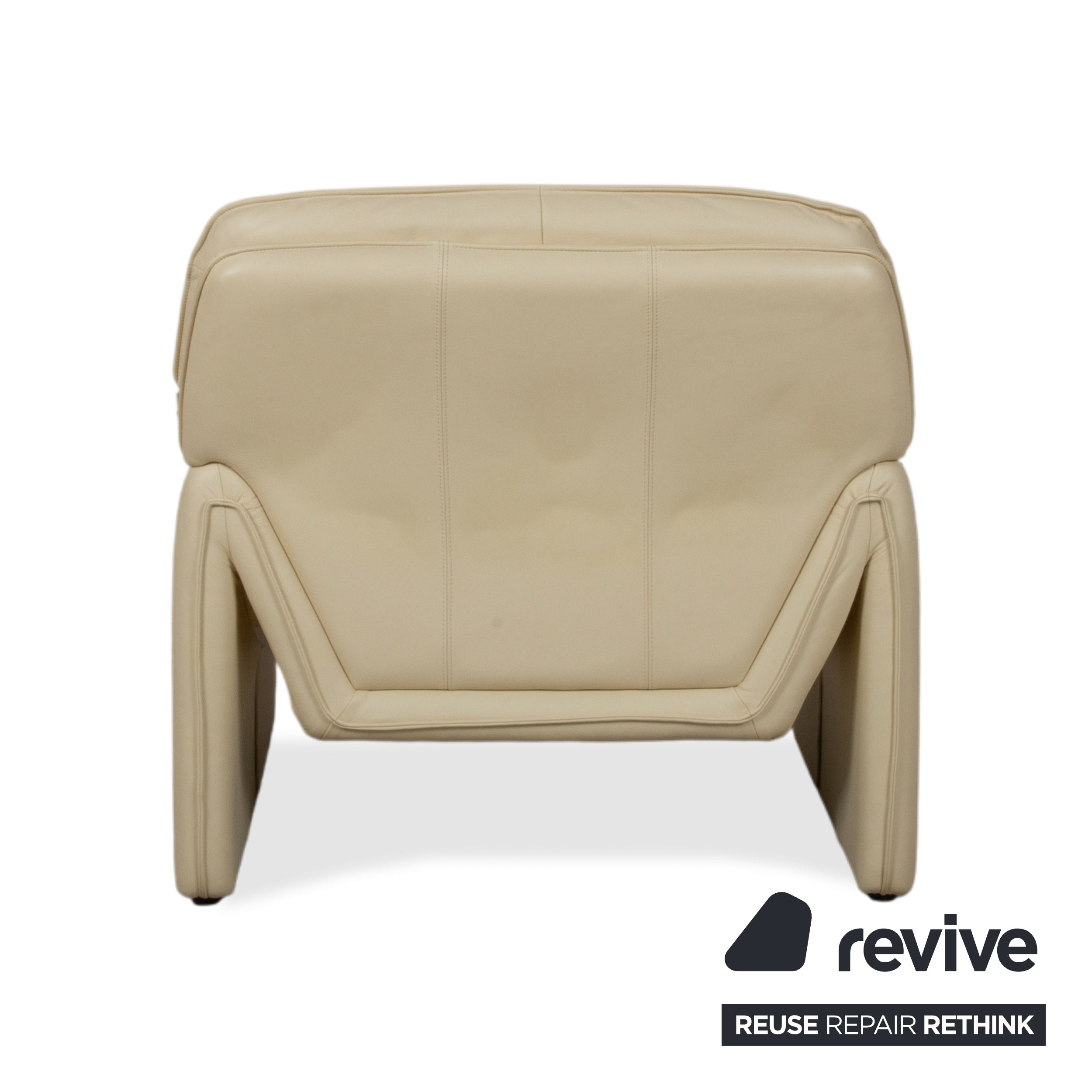 Laauser Atlanta Leder Sessel Beige Creme