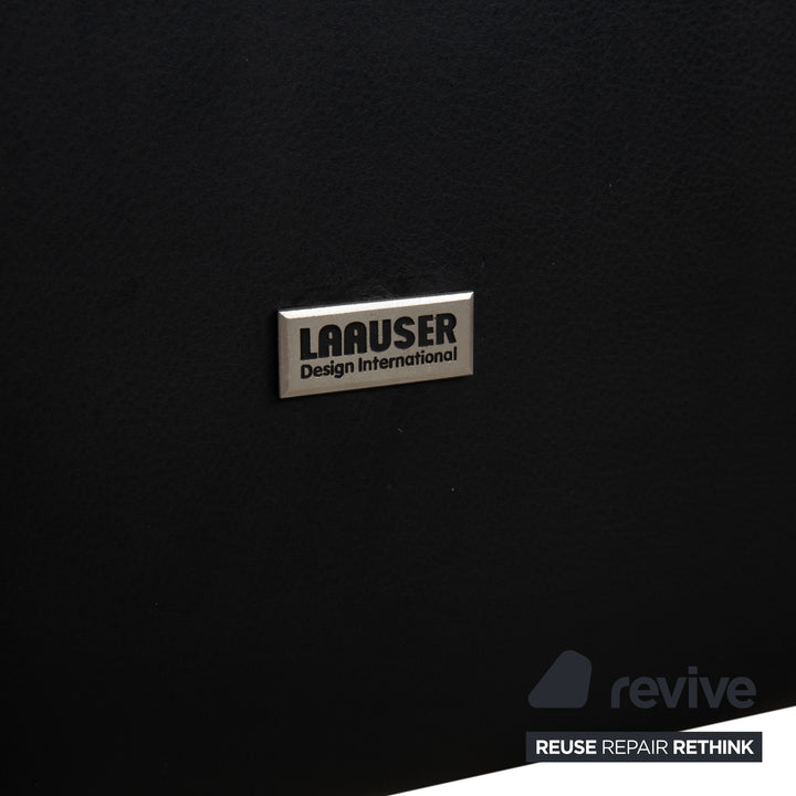 Laauser Atlanta Fauteuil En Cuir Noir