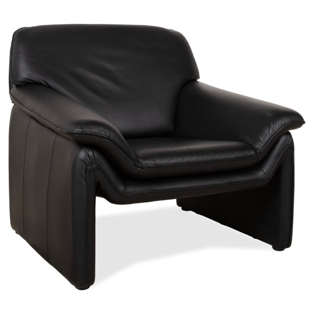 Laauser Atlanta Fauteuil En Cuir Noir