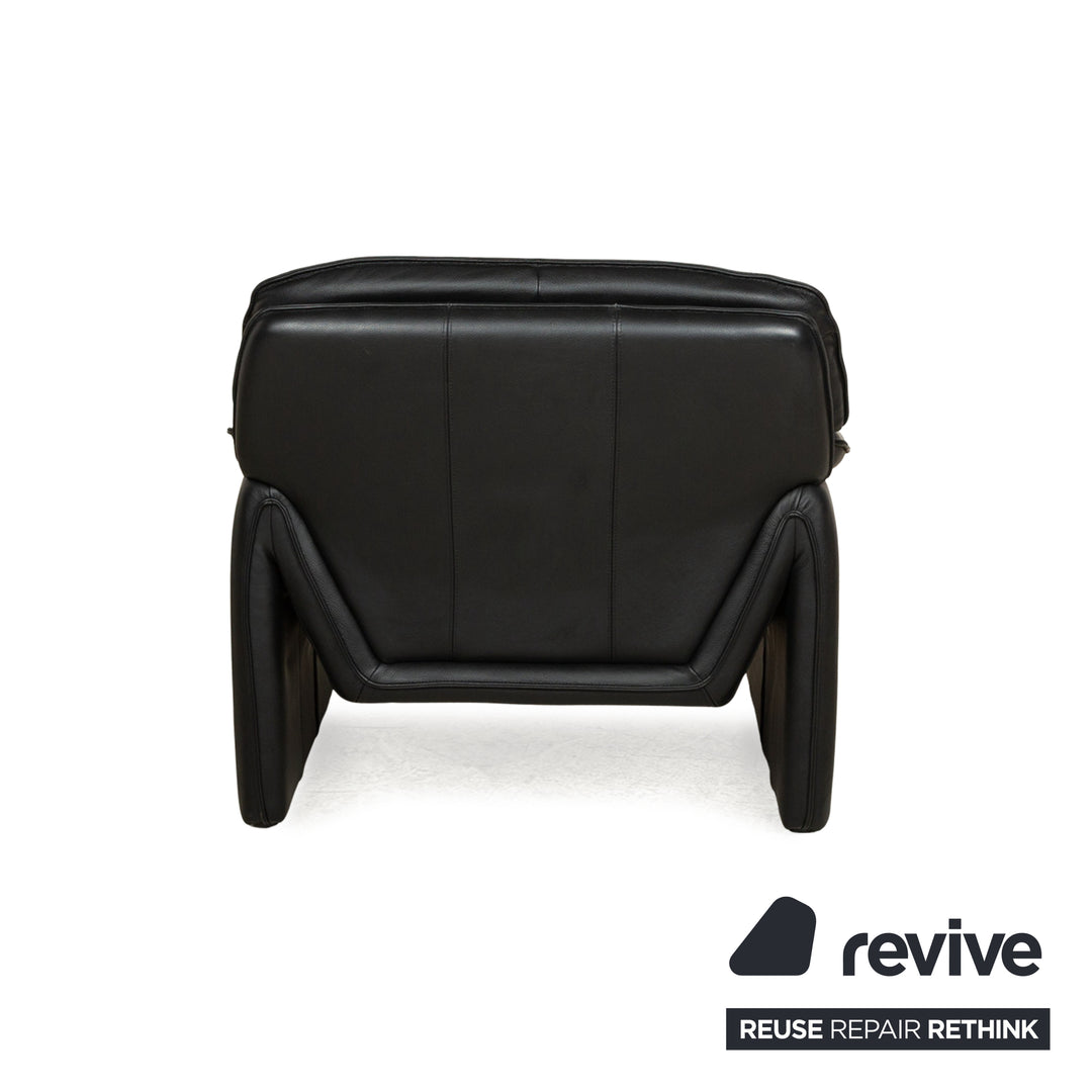 Laauser Atlanta Fauteuil En Cuir Noir