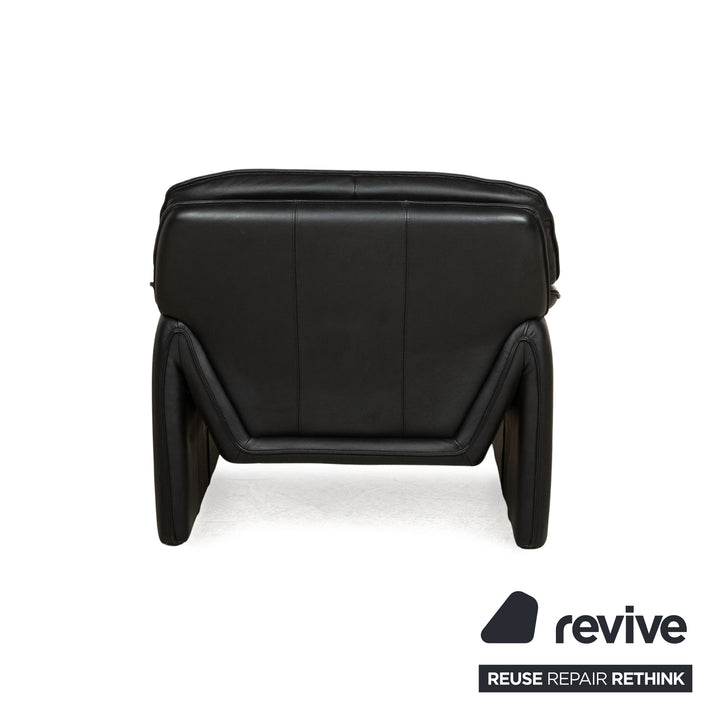 Laauser Atlanta Fauteuil En Cuir Noir
