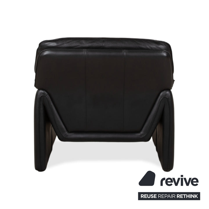 Laauser Atlanta Fauteuil En Cuir Noir