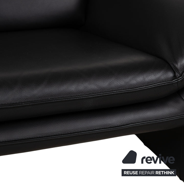 Laauser Atlanta Fauteuil En Cuir Noir