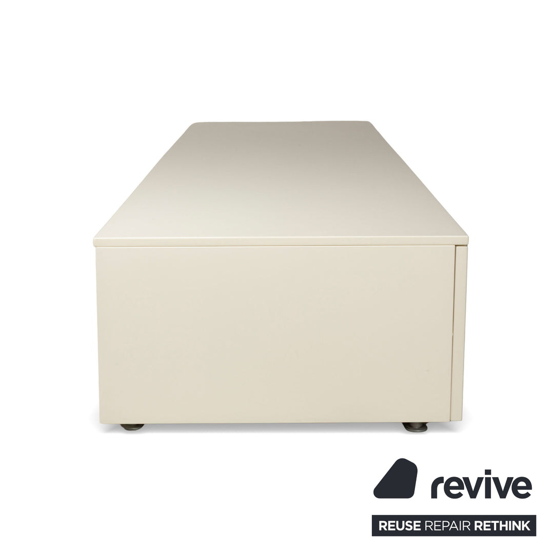 Lema Holz Sideboard Weiß Braun