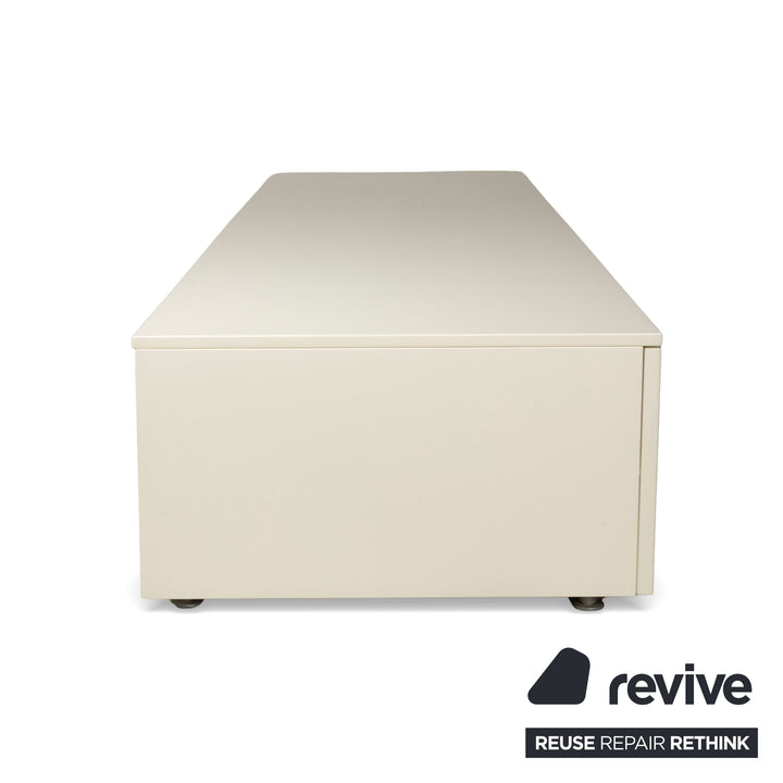 Lema Holz Sideboard Weiß Braun