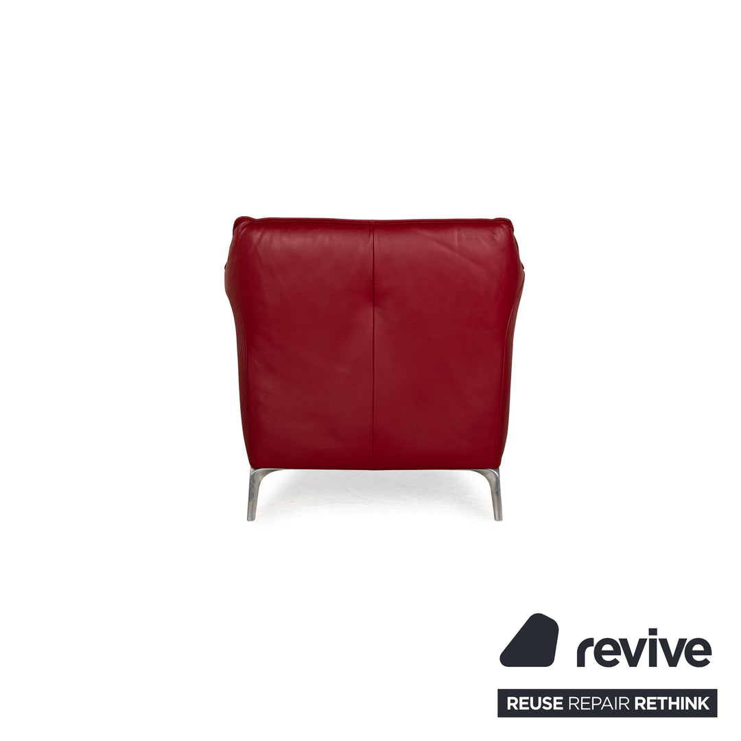 Leolux Mayon Leder Sessel Rot