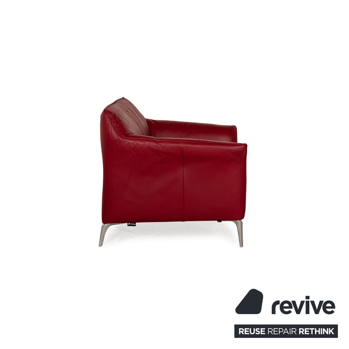 Leolux Mayon Leder Sessel Rot