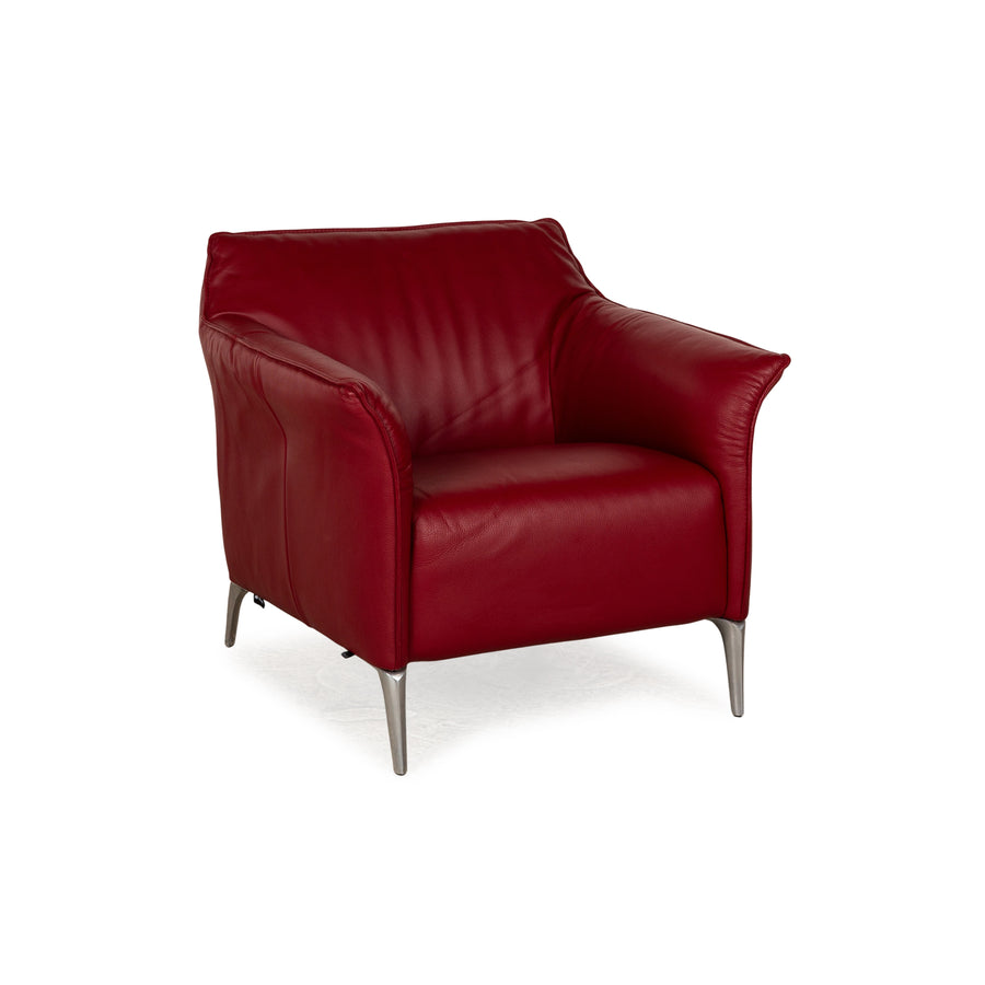 Leolux Mayon Leder Sessel Rot