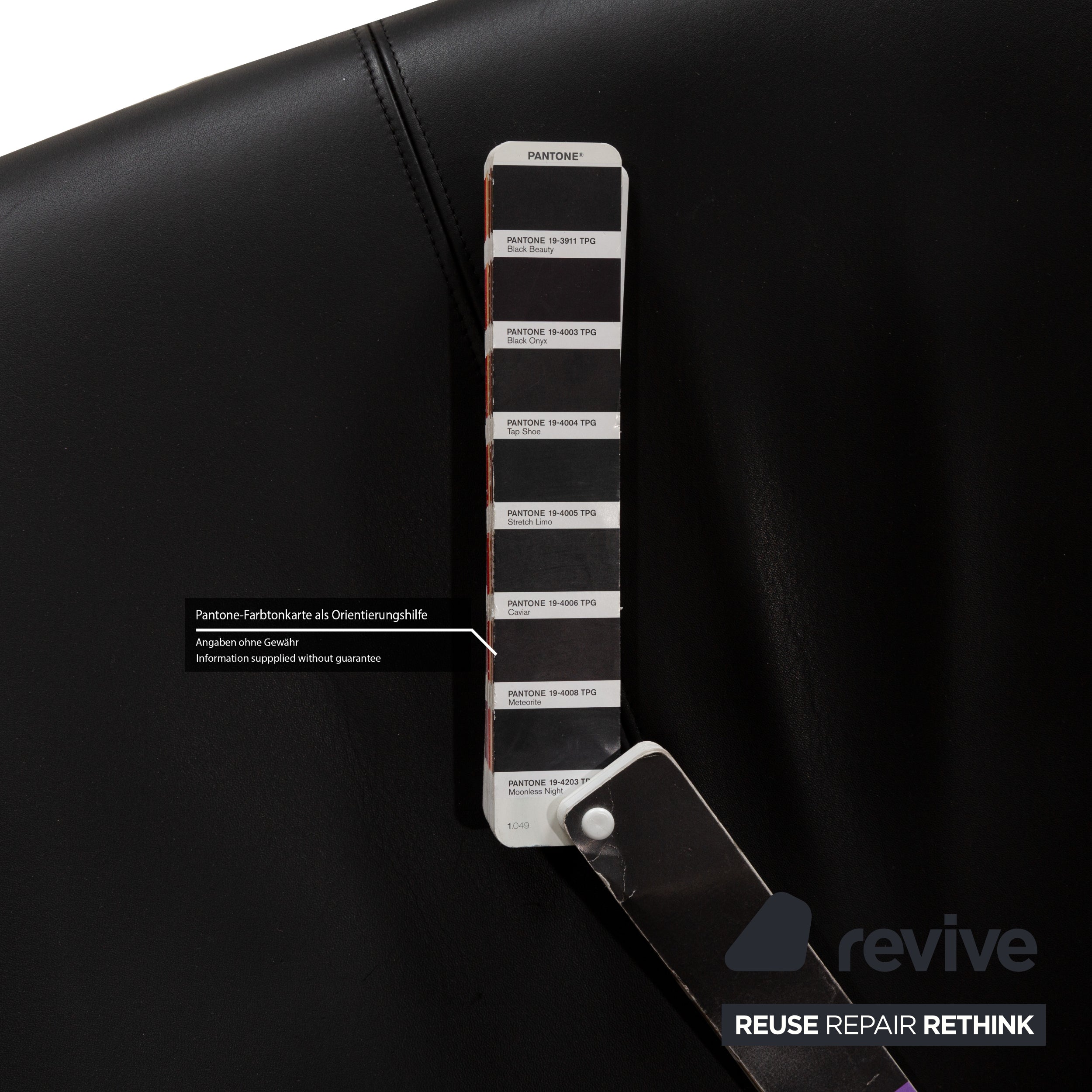 Leolux Papageno Leather Armchair Black
