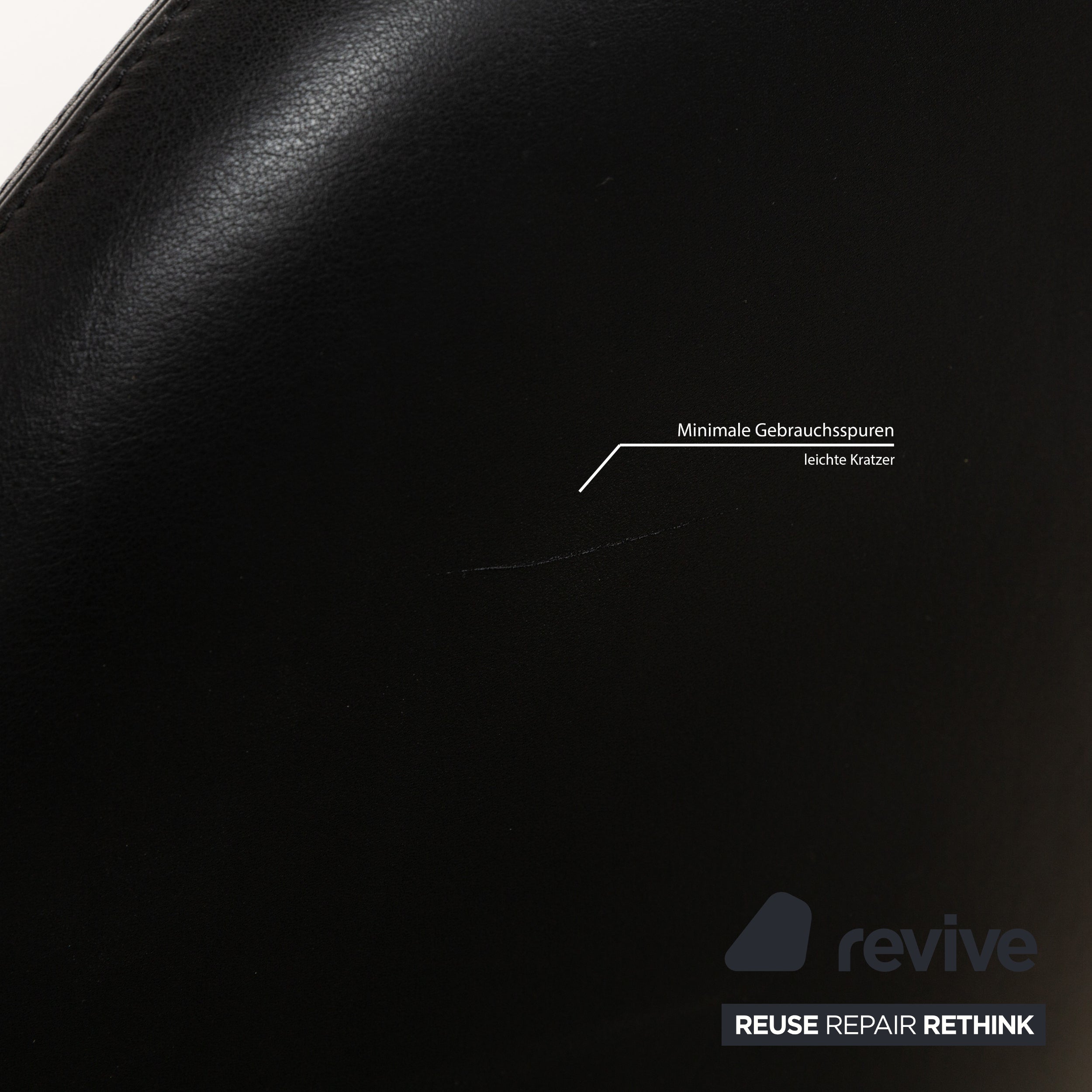 Leolux Papageno Leather Armchair Black