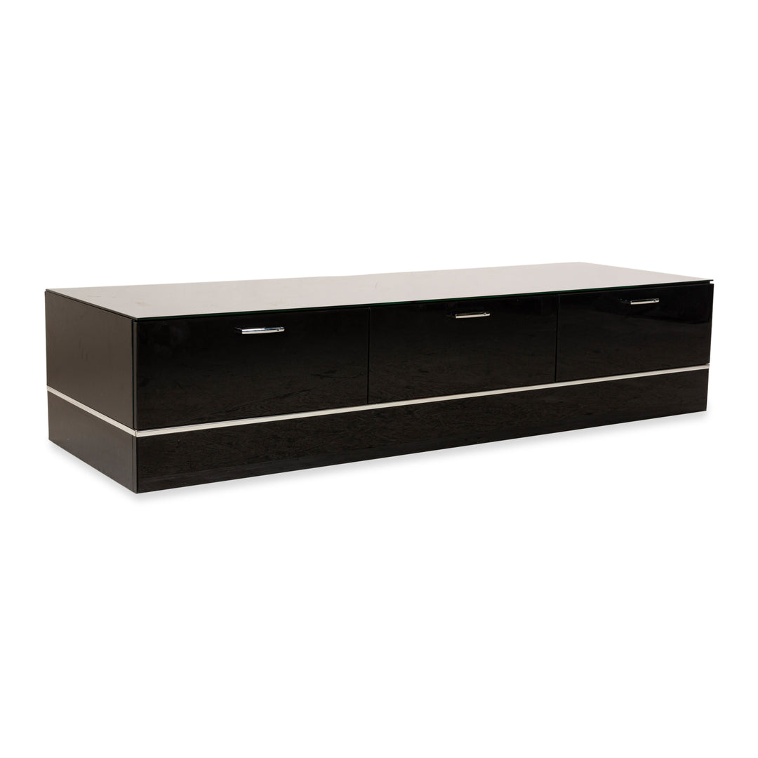 Leonardo Holz Sideboard Schwarz