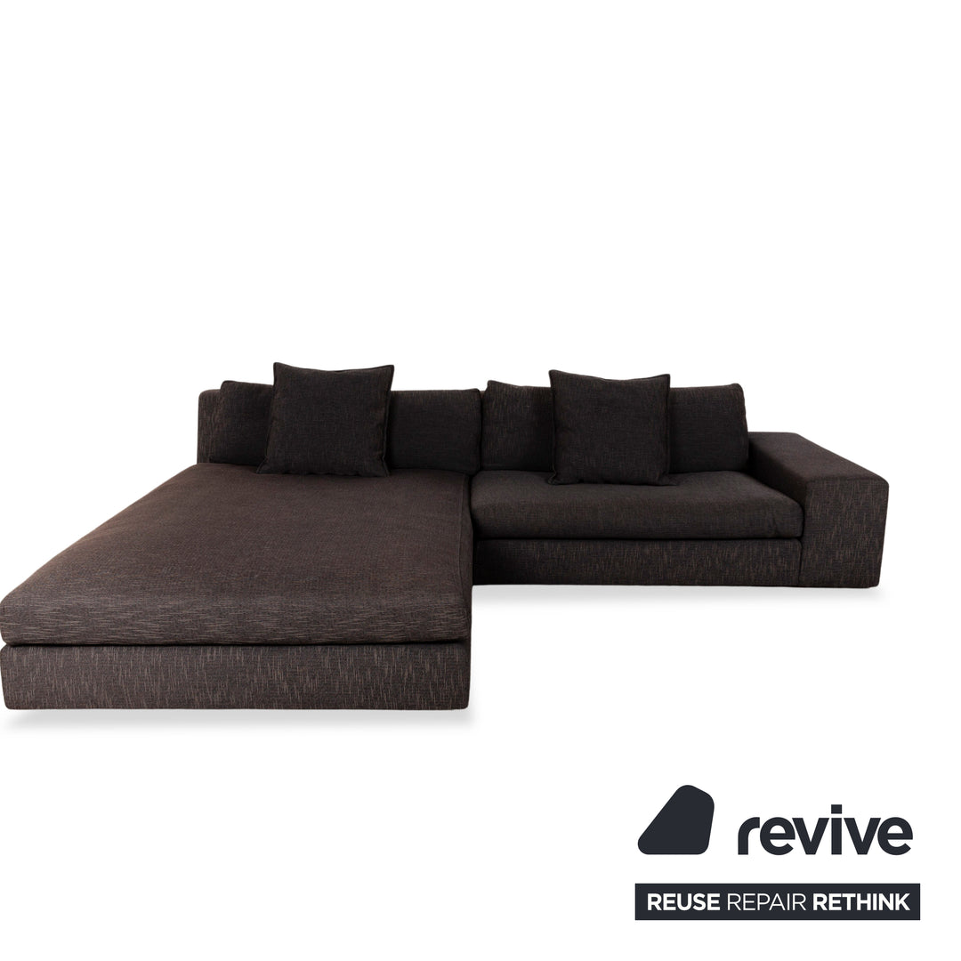 ligne roset Exclusif Stoff Ecksofa Recamiere Links Grau Sofa Couch