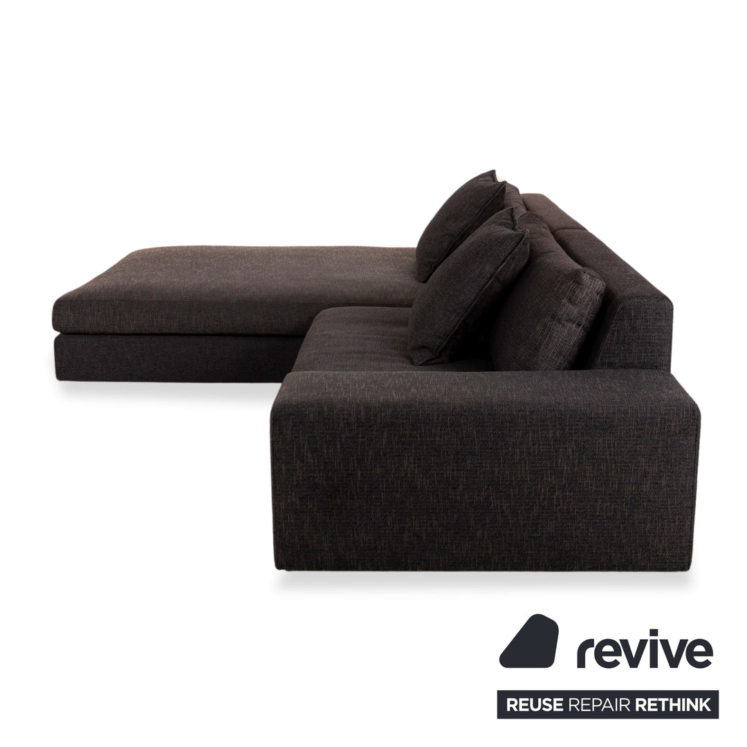 ligne roset Exclusif Stoff Ecksofa Recamiere Links Grau Sofa Couch