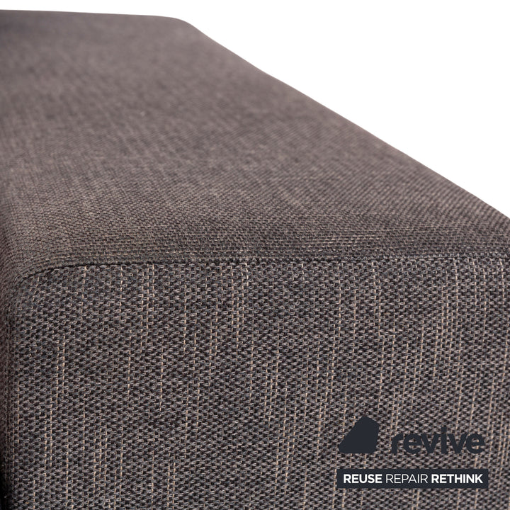 ligne roset Exclusif Stoff Ecksofa Recamiere Links Grau Sofa Couch