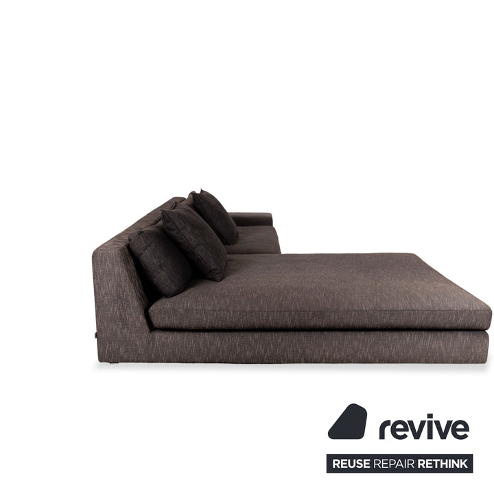 ligne roset Exclusif Stoff Ecksofa Recamiere Links Grau Sofa Couch
