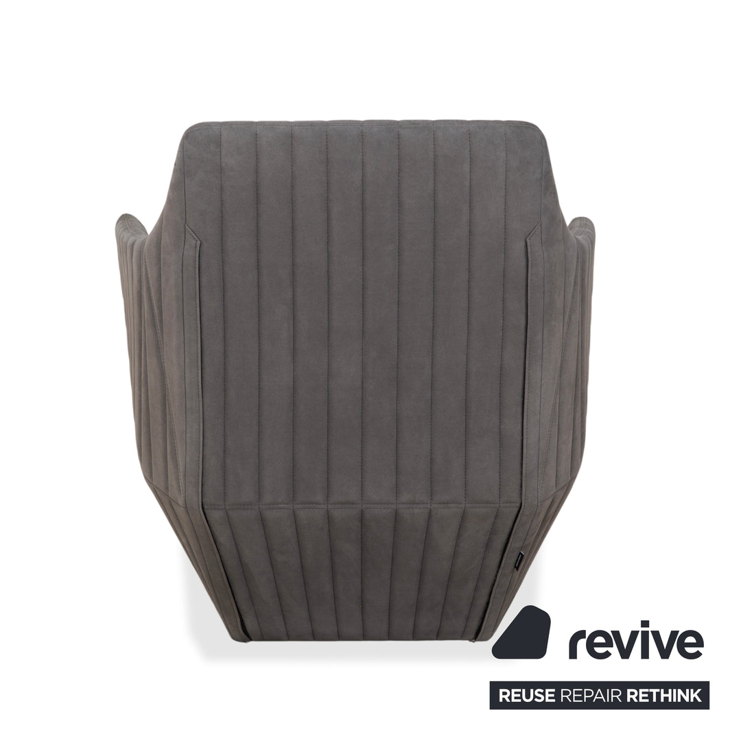 ligne roset Facett Stoff Sessel Grau