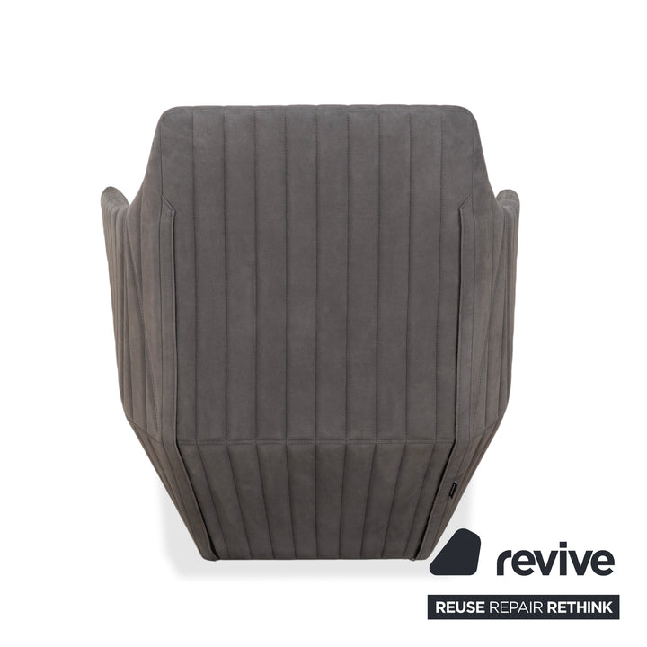 ligne roset Facett Stoff Sessel Grau