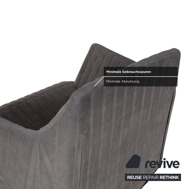 ligne roset Facett Stoff Sessel Grau