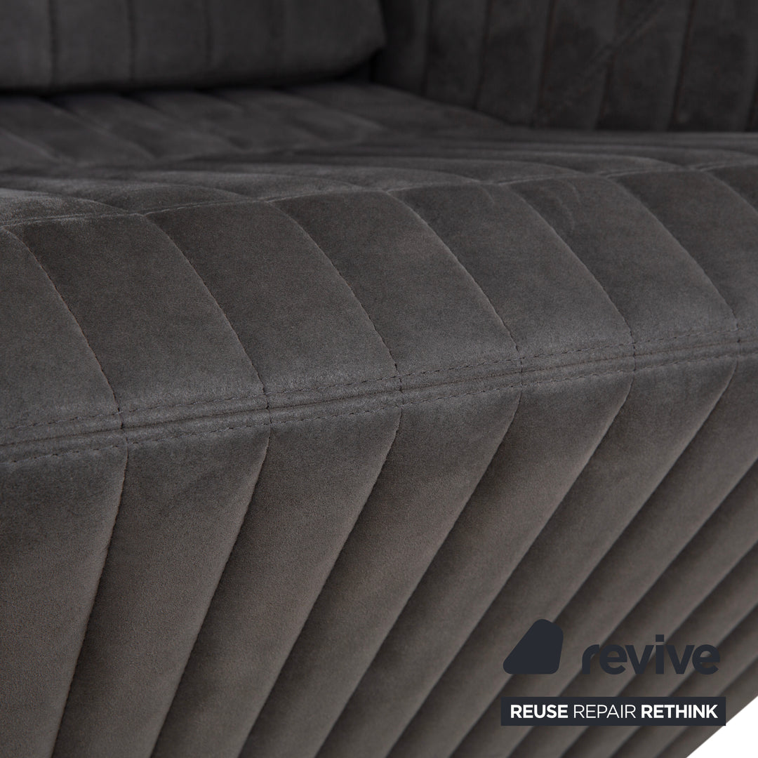 ligne roset Facett Stoff Sessel Grau