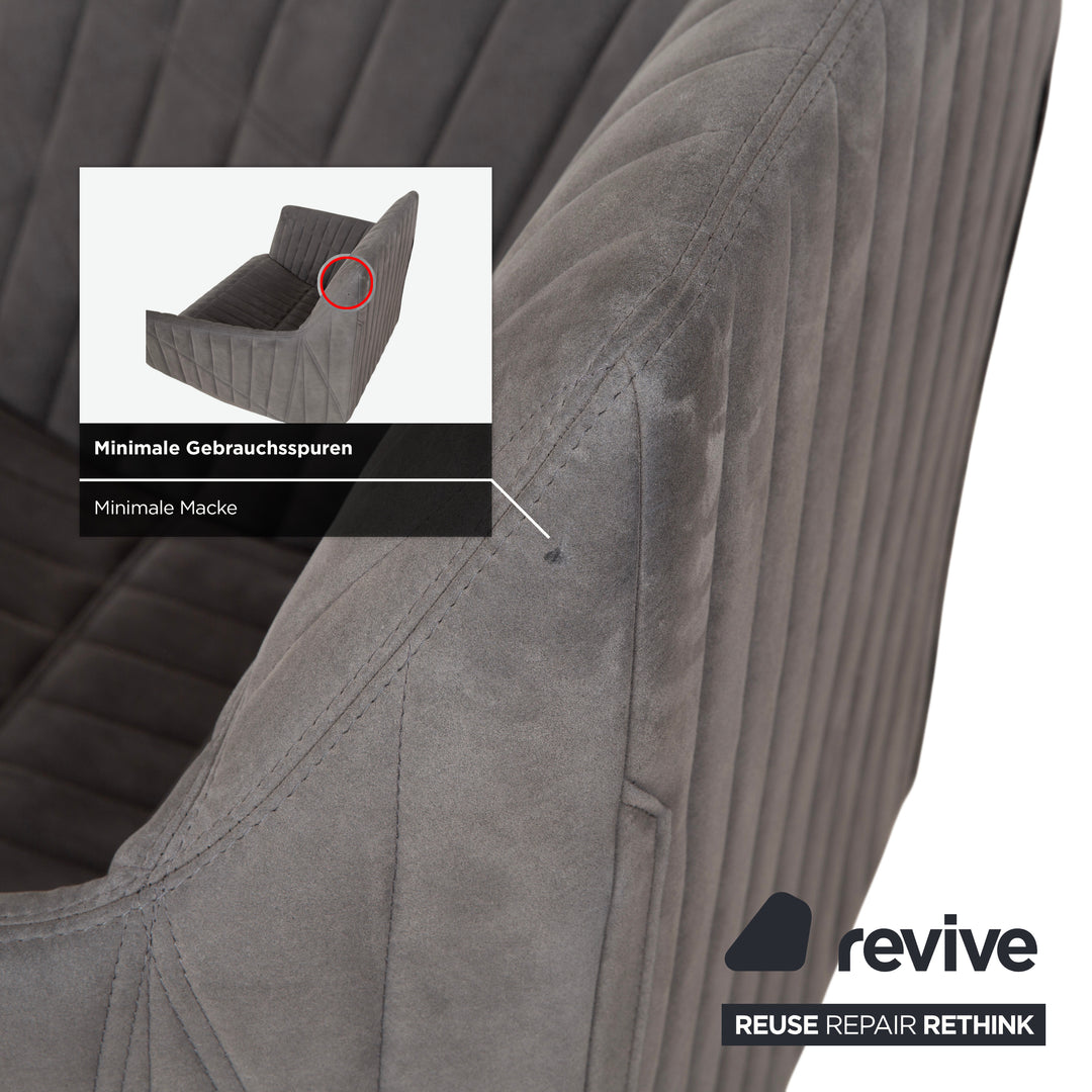 ligne roset Facett Stoff Sessel Grau