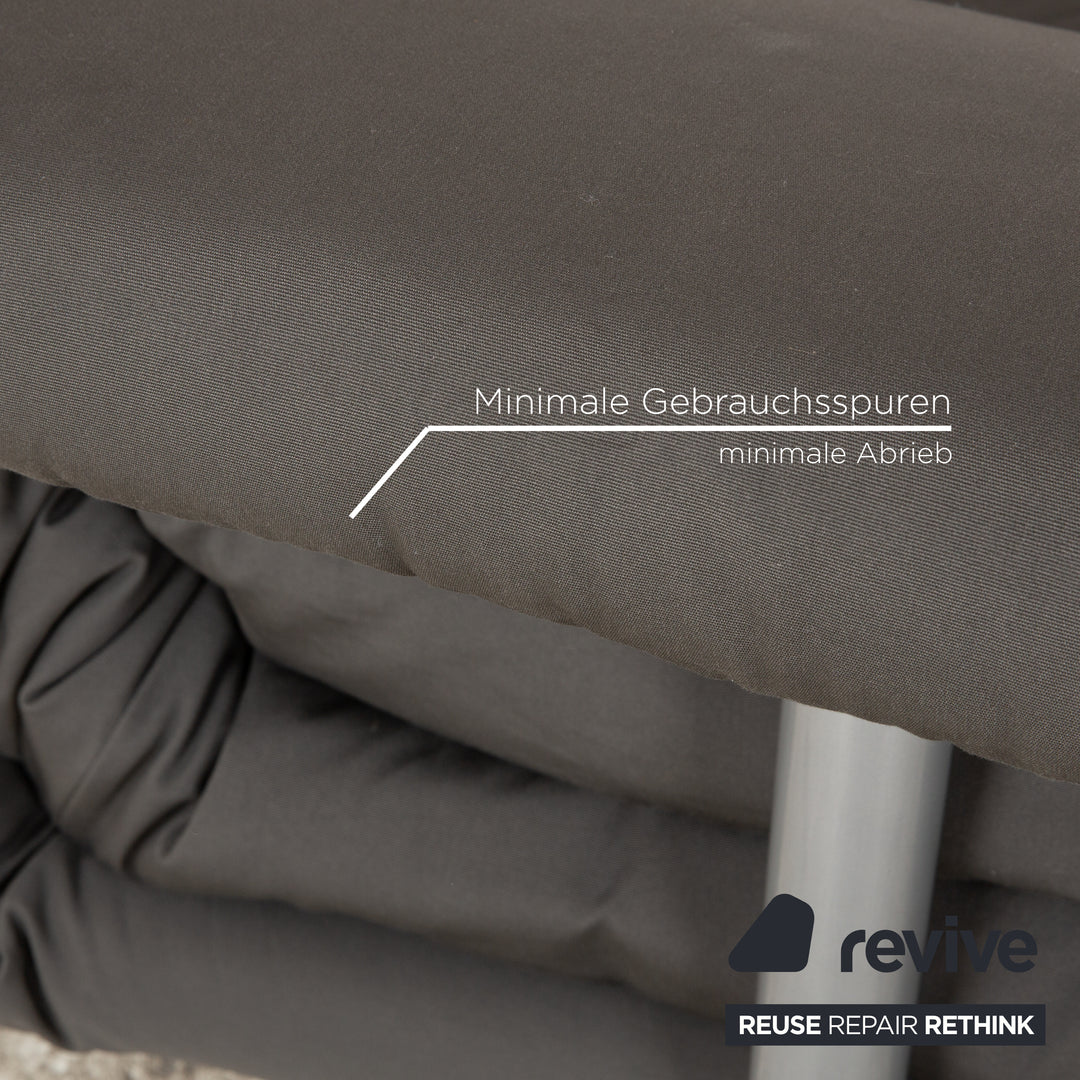 Ligne Roset Multy Stoff Dreisitzer Grau manuelle Funktion Schlaffunktion