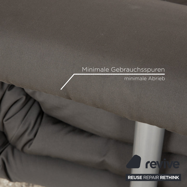 Ligne Roset Multy Stoff Dreisitzer Grau manuelle Funktion Schlaffunktion