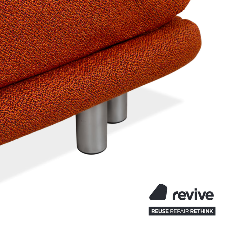 Canapé Ligne Roset Multy Tissu Trois Places Gris Fonction Couchage Manuelle Piétement Argent