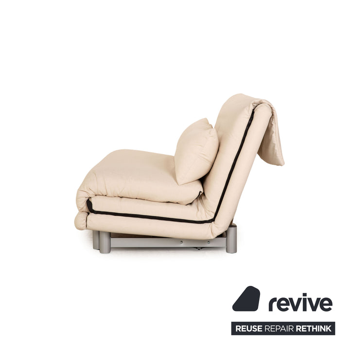 Ligne Roset Multy Stoff Sofa Creme Dreisitzer Schlafsofa Couch Sofa