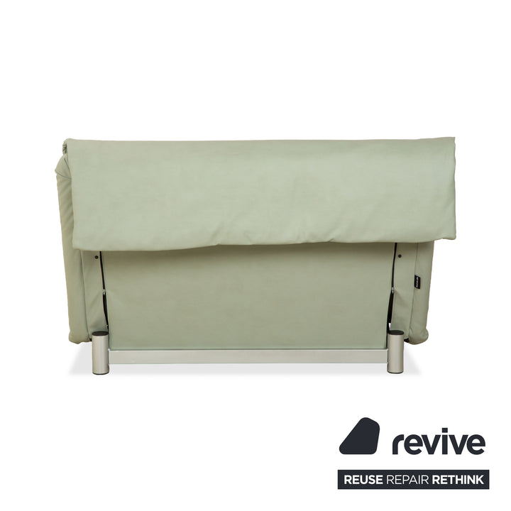 ligne roset Multy Zweisitzer Grün Moos veganes Leder (GAVIN 110) Stoff manuelle Funktion Schlafsofa Couch Neubezug