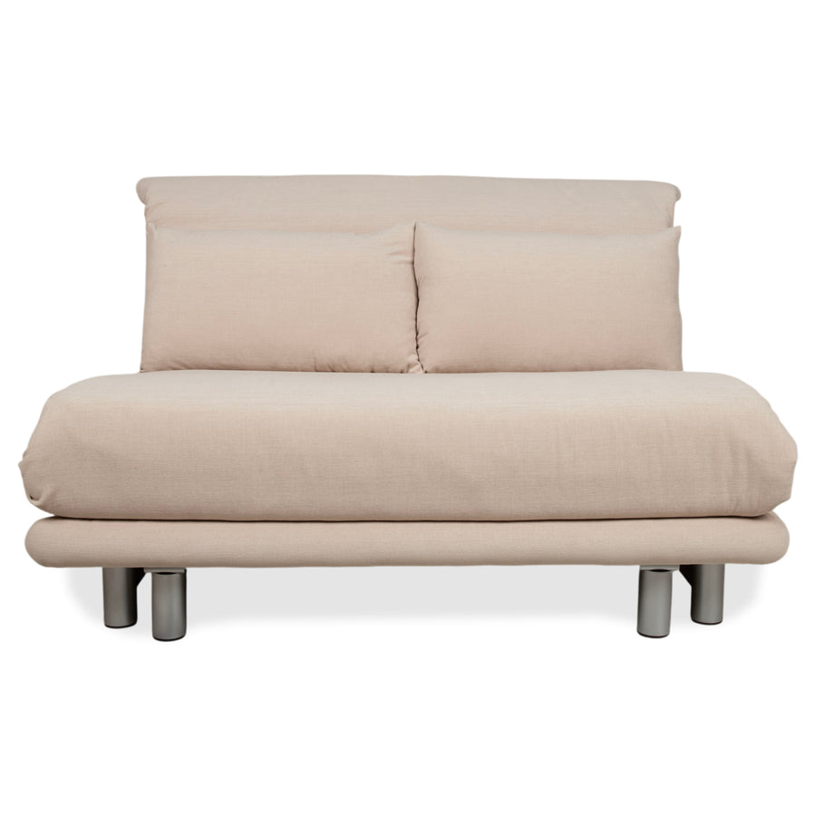 Ligne Roset Multy Zweisitzer Grau Creme MALOU 130