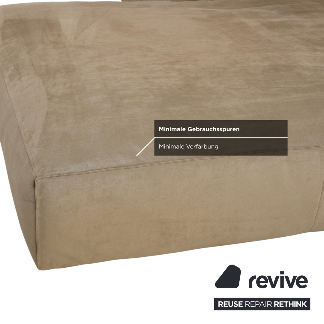 ligne roset NILS Stoff Ecksofa Beige Sand Sofa Couch