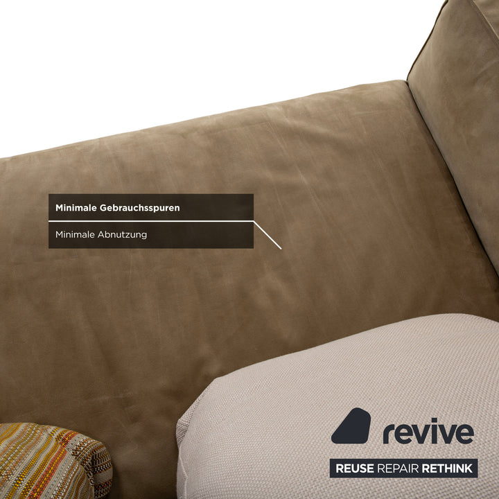 ligne roset NILS Stoff Ecksofa Beige Sand Sofa Couch