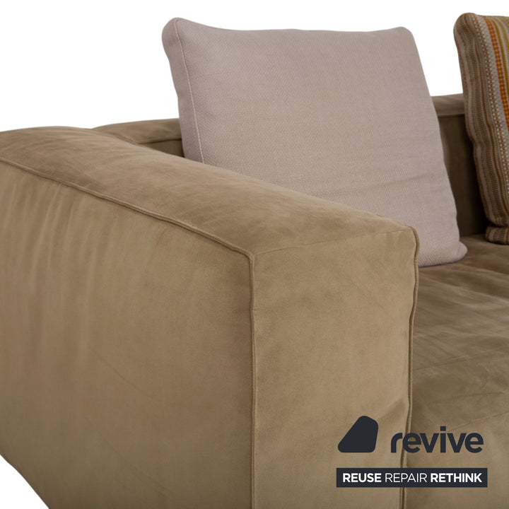 ligne roset NILS Stoff Ecksofa Beige Sand Sofa Couch