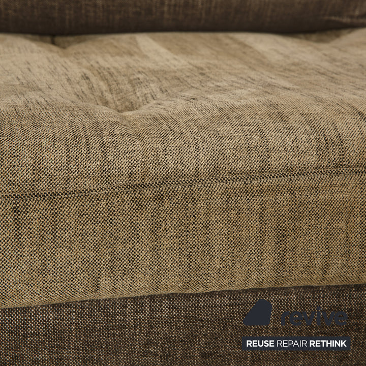 ligne roset Nomade Stoff Ecksofa Grau Braun Recamiere Rechts Sofa Couch