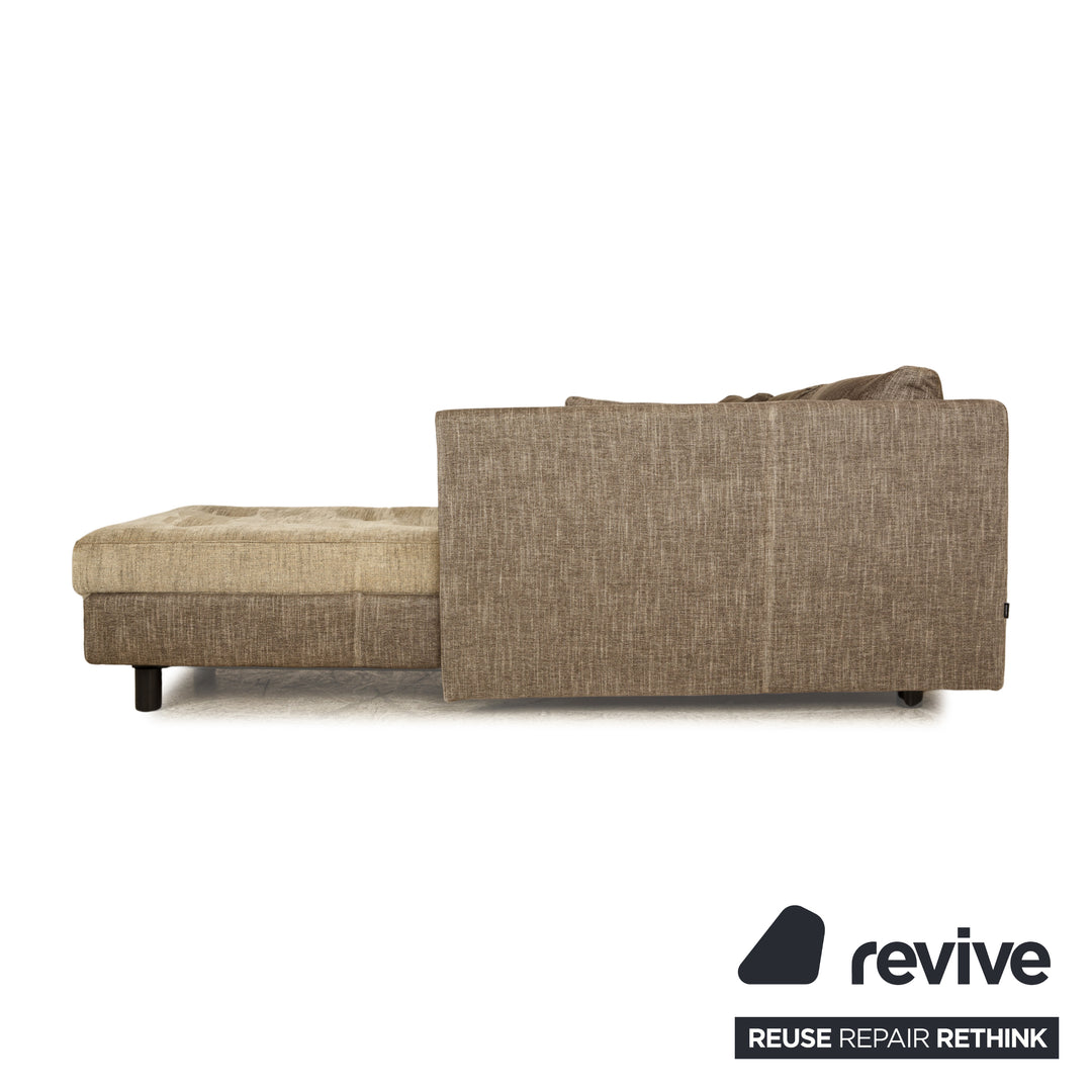 ligne roset Nomade Stoff Ecksofa Grau Braun Recamiere Rechts Sofa Couch