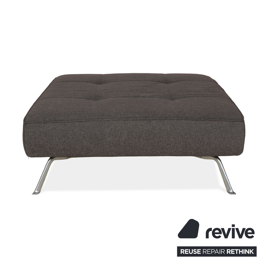 Ligne Roset Smala Stoff Hocker Grau