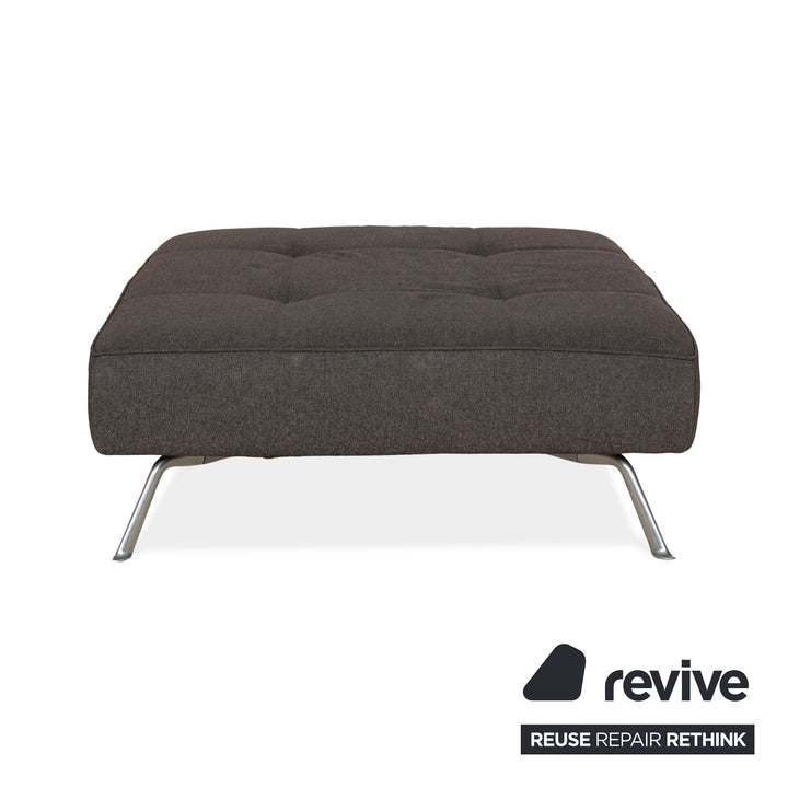 Ligne Roset Smala Stoff Hocker Grau