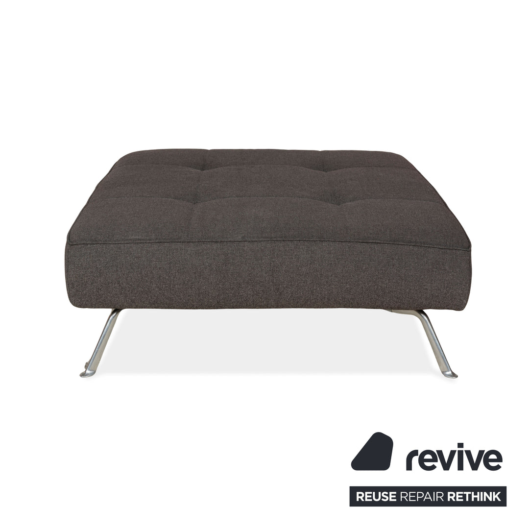 Ligne Roset Smala Stoff Hocker Grau