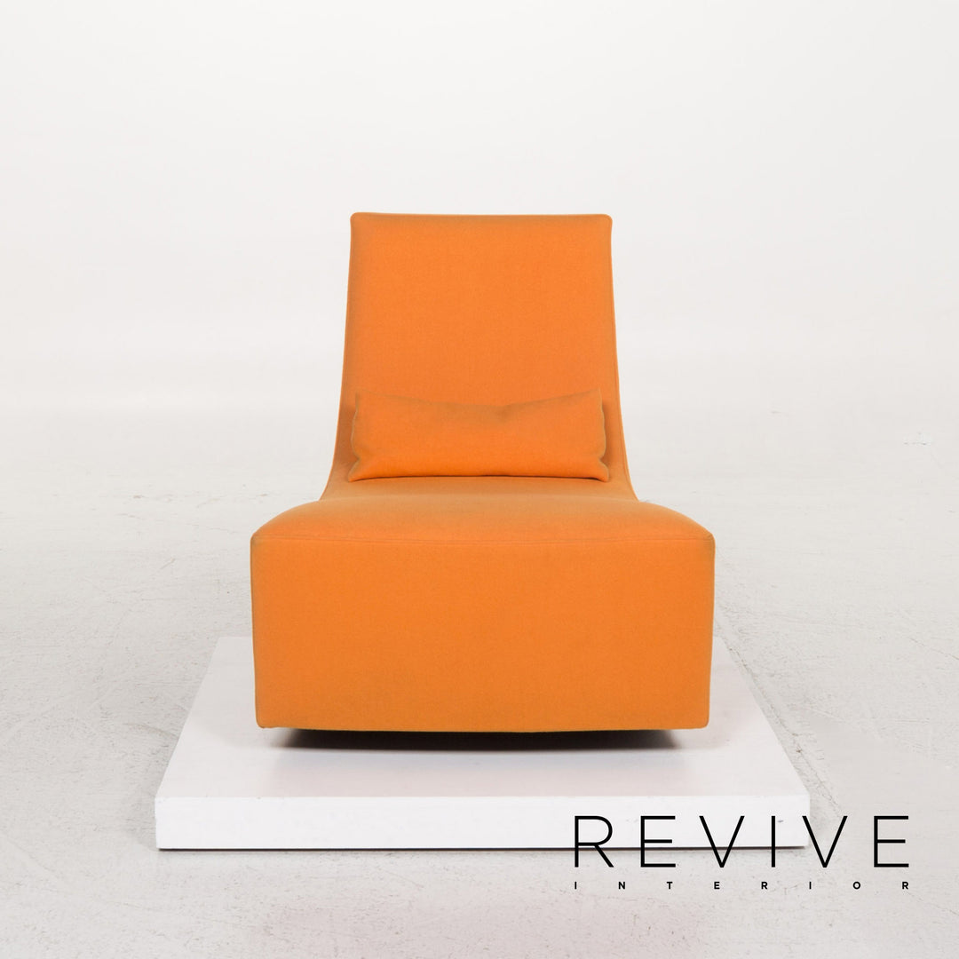 ligne roset Stoff Sessel inkl. Hocker Orange #13263