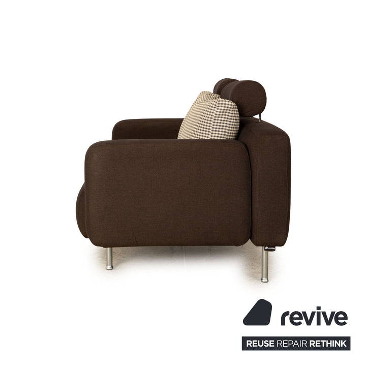 Canapé 2 places en tissu ligne roset gris